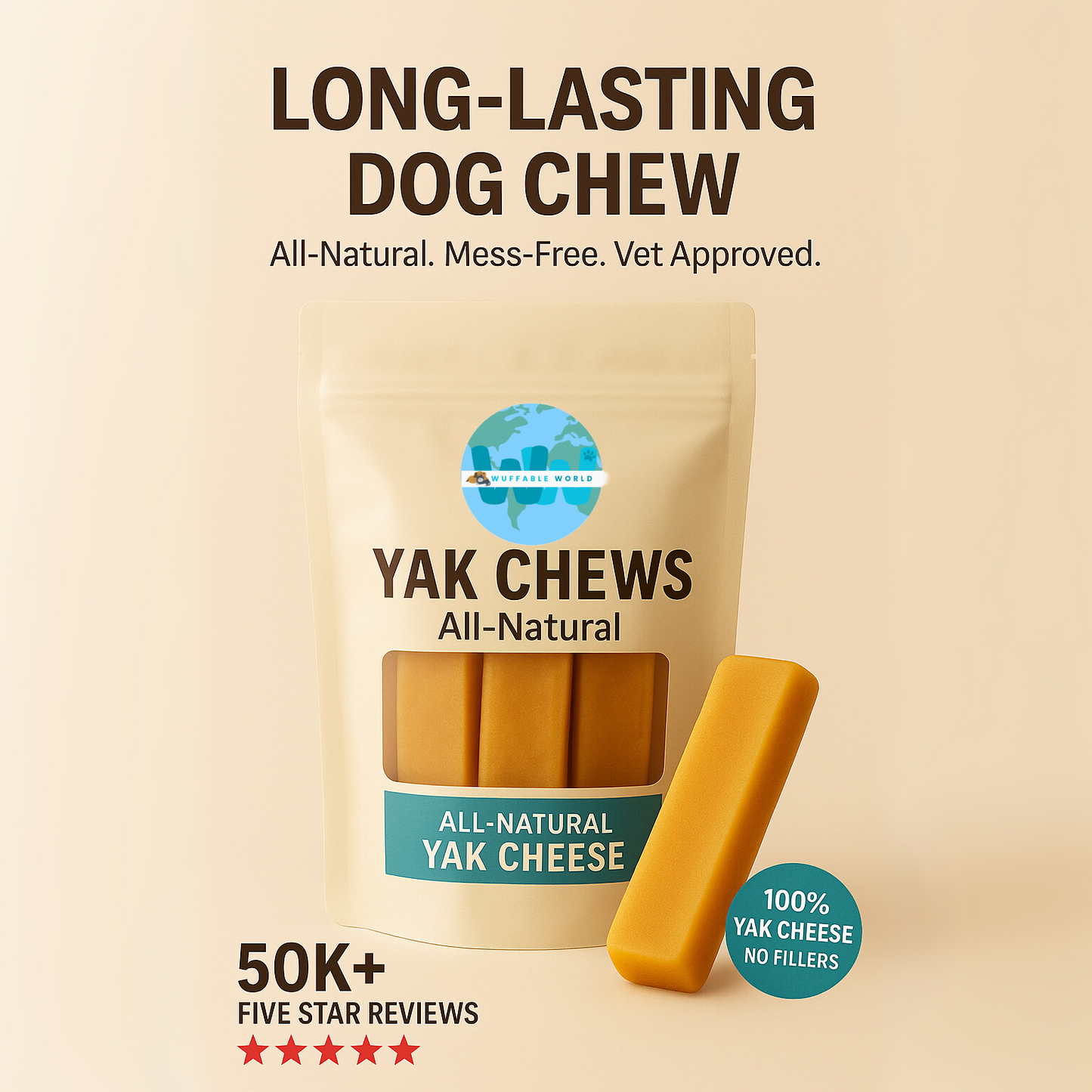 Mighty Paw Yak Cheese Dog Chews: All-Natural Treats for Your Pup