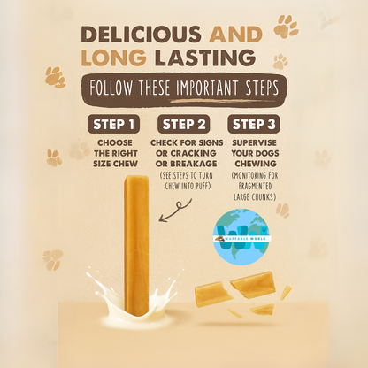 Mighty Paw Yak Cheese Dog Chews: All-Natural Treats for Your Pup